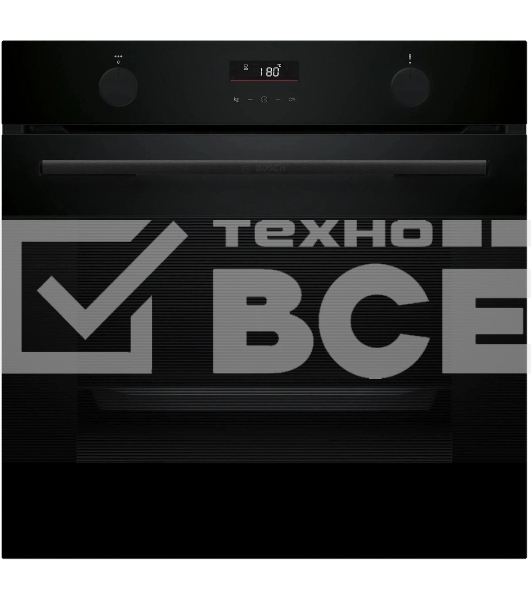 Духовой шкаф электрический Bosch HUA736EA0T черный