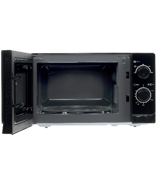 Микроволновая печь Sharp R-2000RK черный, 20 л, 800 Вт, переключатели - поворотный механизм