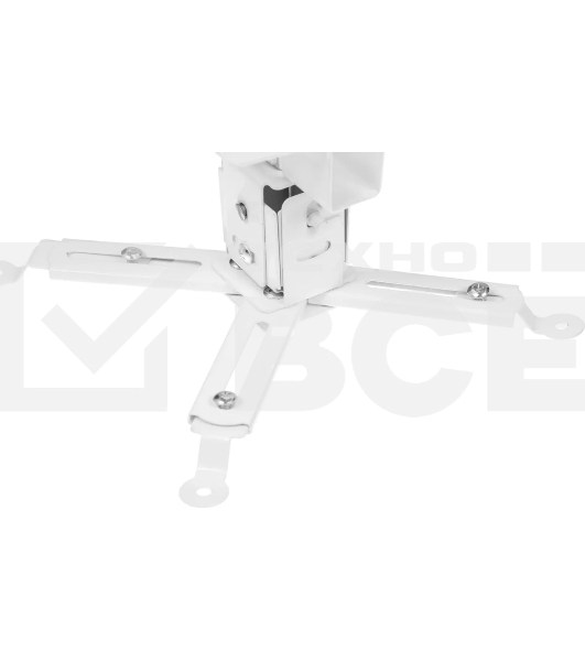 Кронштейн для проектора Buro PR07-W белый макс.12кг потолочный поворот и наклон