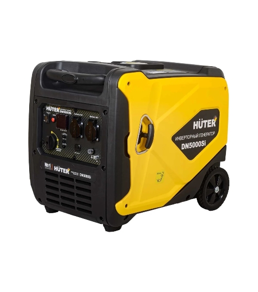 Электрогенератор бензиновый инверторный Huter DN5000Si, 4.5 кВт, 84 дБ, 43.5 кг