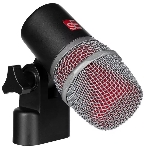 Микрофон динамический sE Electronics V BEAT инструментальный, для малых барабанов и томов, 30 Гц 19 кГц, суперкардиоида, комплектация: резьбовой адаптер, чехол на молнии, ветрозащита, гайка с накаткой для надежной фиксации микрофона, фото 1