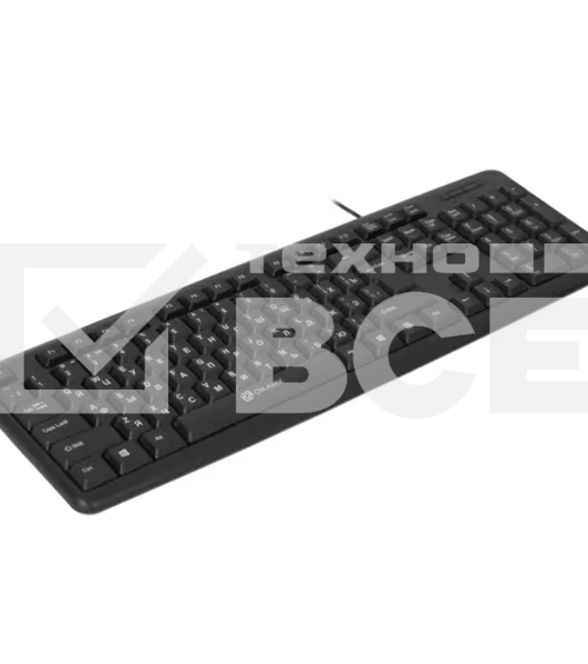 Клавиатура Oklick 180M черный USB
