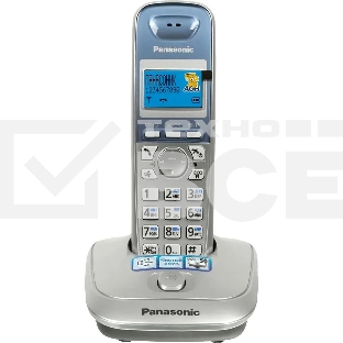 Телефон беспроводной (DECT) Panasonic KX-TG2511RUS (серебристый) {АОН, Caller ID,спикерфон на трубке,переход в Эко режим одним нажатием}