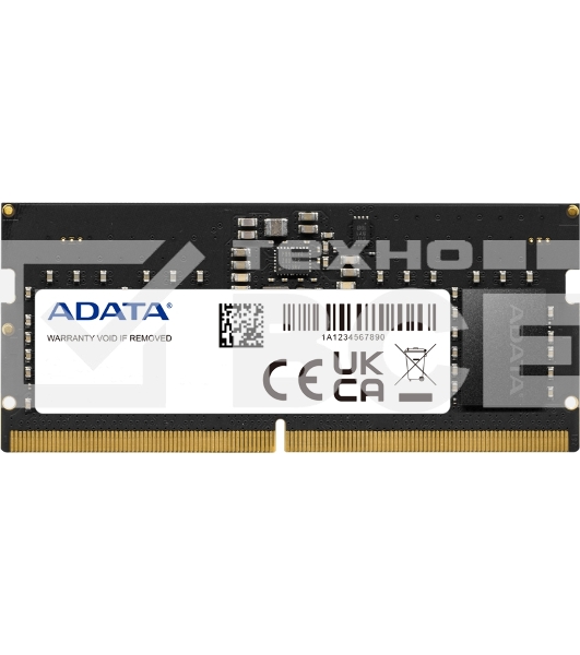 Оперативная память ADATA AD5S480032G-S, DDR5, 32GB (1x32 GB), 4800 MHz, CL40, SO-DIMM