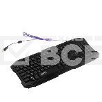 Игровой набор Qumo Mystic K58/M76, кл-ра проводная 104 + 10 клавиш мультимедиа, встроенные подсветки общая + кнопок 3 цвета, мышь проводная, оптическая, 1200/1600/2400/3200 dpi с подсветкой, коврик, фото2