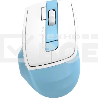 Мышь беспроводная A4Tech Fstyler FG45CS Air2 голубой/белый, 2000 dpi, радиоканал, USB, кнопки - 7