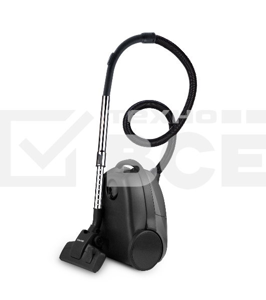 Пылесос Coolfort CF-3041 (MC) черный/серый, мощность всасывания 450 Вт, уборка сухая, пылесборник мешок 3 л.