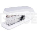 Степлер настольный Deli E0464WHITE Exceed 24/6 26/6 (25листов) белый 100скоб металл/пластик закрытый коробка, фото 1