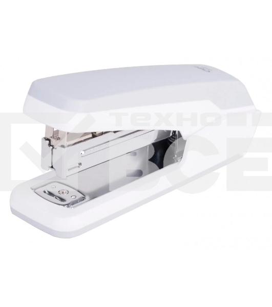 Степлер настольный Deli E0464WHITE Exceed 24/6 26/6 (25листов) белый 100скоб металл/пластик закрытый коробка