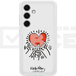 Чехол (клип-кейс) для Samsung Galaxy S24+ Flipsuit Case S24+ белый/прозрачный (EF-MS926CWEGRU)