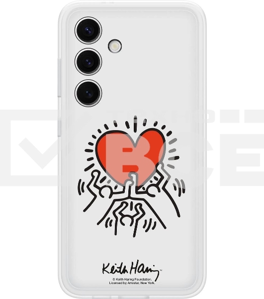 Чехол (клип-кейс) для Samsung Galaxy S24+ Flipsuit Case S24+ белый/прозрачный (EF-MS926CWEGRU)