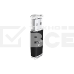 Флеш диск Maxvi MP 16GB USB 2.0 black, монолит с колпачком, металл + ABS пластик, фото5