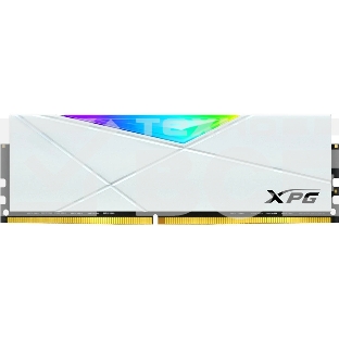 Оперативная память XPG Spectrix D50 RGB, DDR4, 32GB (1x32GB), 3600MHz, CL18, DIMM, с радиатором, белый, RGB