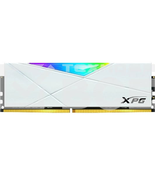 Оперативная память XPG Spectrix D50 RGB, DDR4, 32GB (1x32GB), 3600MHz, CL18, DIMM, с радиатором, белый, RGB
