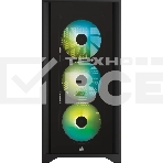 Компьютерный корпус Corsair iCUE 4000X RGb CC-9011204-WW Tempered Glass Mid-Tower, Black, фото14