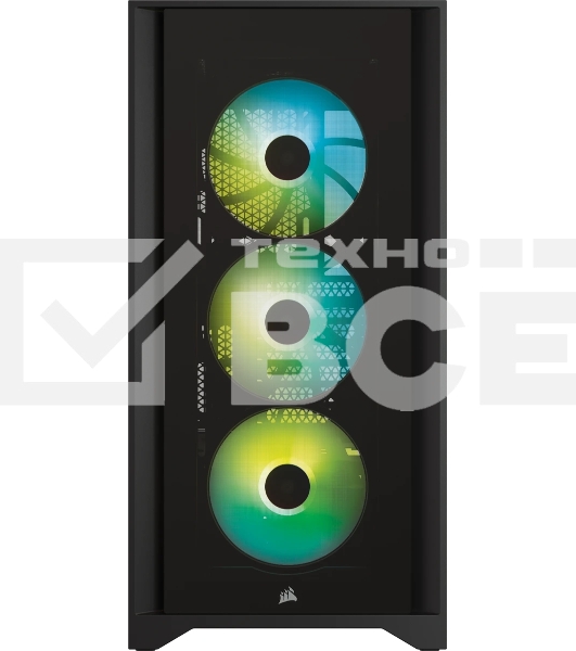 Компьютерный корпус Corsair iCUE 4000X RGb CC-9011204-WW Tempered Glass Mid-Tower, Black