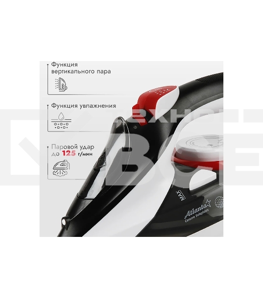 Утюг Atlanta ATH-5582 red