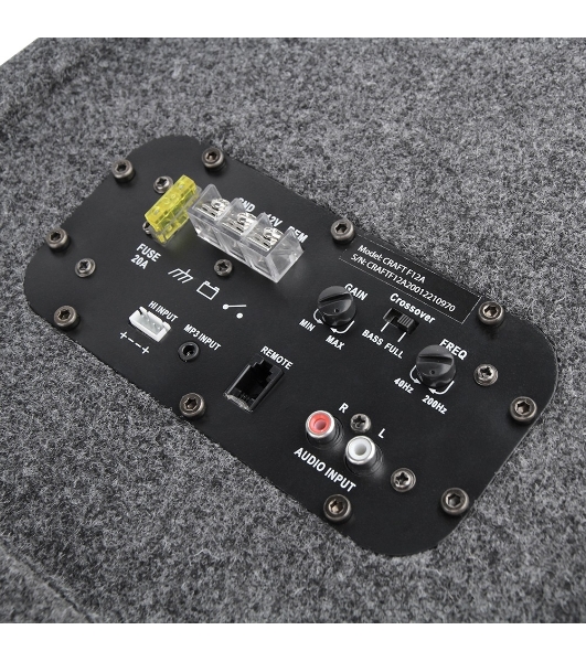 Сабвуфер автомобильный ACV CRAFT F12A 300Вт активный (30см/12')