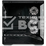 Компьютерный корпус без блока питания HSPD F711-TGbK-ARGB, Panoramic Full Tower, черный, TG, 0.7 SPCC, 4x120мм ARGB ATX, mATX, mITX 190/420/280мм 2x2.5', 2x3.5', 7xPCI 1xUSB-A 3.0, 1xUSB-C 445x235x475мм, фото5