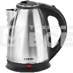 Чайник электрический Centek CT-0035 матовый, металл, 1,5 л, 2000 W, хромированная вставка на крышке, фото 1