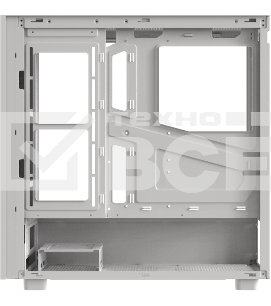 Компьютерный корпус AeroCool / Formula V Line Mana Stone White AR, ATX, TYPE-C*1, USB2.0*1, USB3.0*1, FRONT 3x120мм ARGB, REAR 1x120мм ARGB