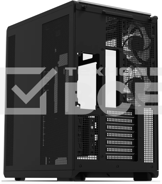 Компьютерный корпус ZALMAN MidTower P60 black (ATX, без БП, 2xUSB 3.0+USB Type C, 5x120мм ARGb) (Zalman P60 Black)