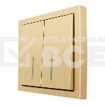 Выключатель LEZARD 704-3688-112QC 2-кл. с индик. СП ZIMA IP20 10А безвинт. зажим, зол., фото4