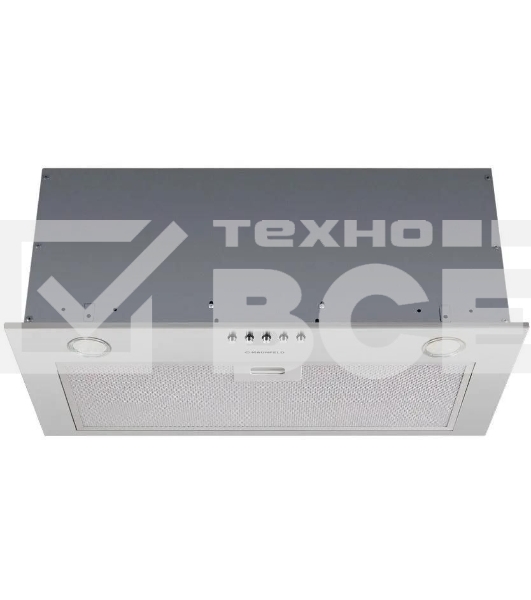 Вытяжка встраиваемая Maunfeld Crosby Power 50 нержавеющая сталь, 50 см, 1050 куб. м/ч, 51.8 дБ