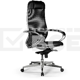 Кресло Метта Comfort S Infinity Easy Clean сет./экокожа с подголов. крестов. металл хром (комплект 1 шт)