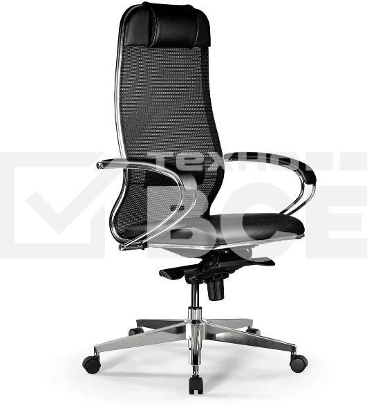 Кресло Метта Comfort S Infinity Easy Clean сет./экокожа с подголов. крестов. металл хром (комплект 1 шт)