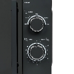 Микроволновая печь CASO M 20 EASY зеркальный/черный, 20 л, 700 Вт, переключатели - поворотный механизм, фото7