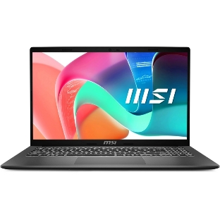 Ноутбук MSI Modern 15 F1MG-1200RU/15.6'/IPS/Intel Core 5 120U/16Gb/512Gb SSD/Intel Graphics/Windows 11 Pro/серый/1.7kg