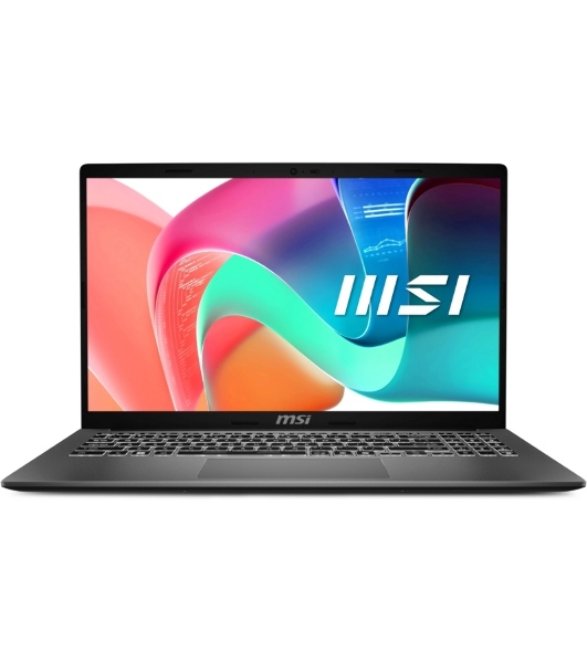 Ноутбук MSI Modern 15 F1MG-1200RU/15.6'/IPS/Intel Core 5 120U/16Gb/512Gb SSD/Intel Graphics/Windows 11 Pro/серый/1.7kg