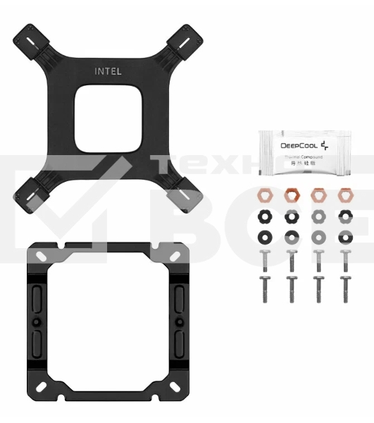 Кулер DEEPCOOL AG500 DIGITAL черный 120мм алюминий+медь 1950rpm 29.4db 4-pin 240W 158мм