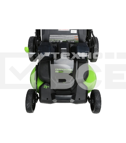 Газонокосилка аккумуляторная GreenWorks GC82LM61S, TwinForce, 82V, 61 см, самоходная, бесщеточная, без АКБ и ЗУ  (2515607)