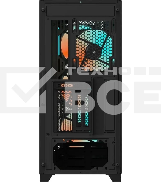 Компьютерный корпус Gigabyte C301G черный без БП ATX 4x120мм 4x140мм 2xUSB 3.0 audio bott PSU