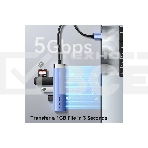 Сетевой адаптер Vention USB 3.0 M/Gigabit Ethernet RJ45+OTG хаб 3xUSB Синий - 0.15м., фото8