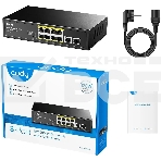 Коммутатор Cudy FS1010P (L2) 10x100Мбит/с 8PoE+ 120W неуправляемый, фото2