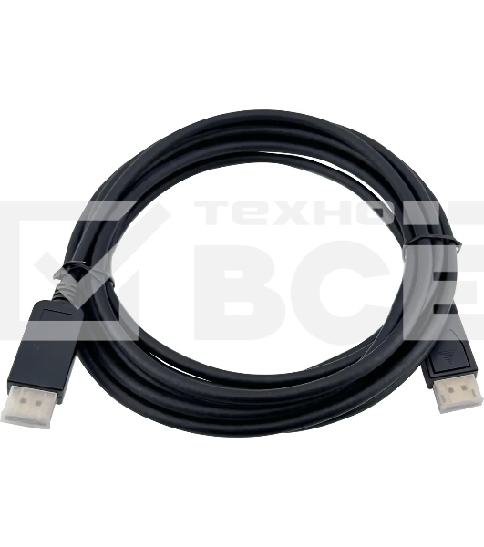 Кабель ver1.2 DisplayPort (m) DisplayPort (m) 5м черный