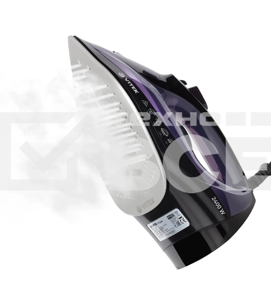 Утюг Vitek VT-8316 черный/фиолетовый