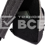 Рюкзак слинг мужской Piquadro Brief2 Special CA4536BR2S/GRN, нейлон/натур.кожа, серый/черный, фото2