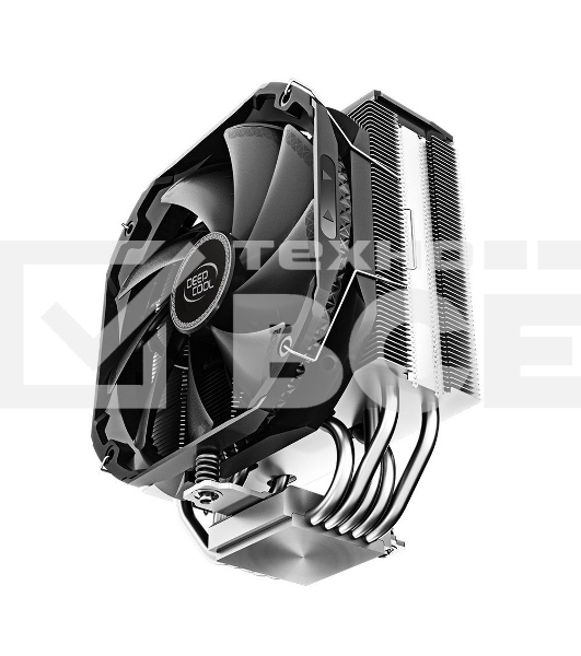 Кулер для процессора DEEPCOOL AS500 черный, 140 мм, алюминий/медь, 1200 об/мин, 26 дБ, 4 pin, 220 Вт, 164 мм