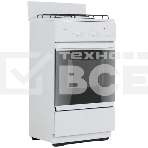 Плита комбинированная Flama CK 2201 W белый, конфорок 2 шт газовых, духовка 30 л, 50 см x 85 см x 38 см, фото8