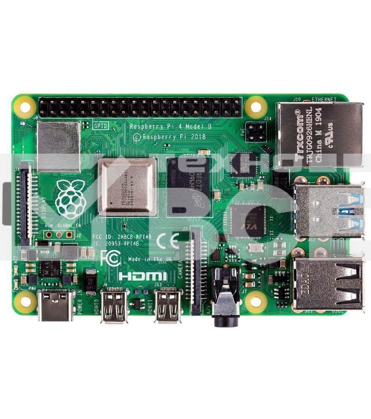 Платформа Raspberry Pi 4 Model B (RA544) Retail, 1GB RAM, Broadcom BCM2711 Quad core Cortex-A72 (ARM v8) 64-bit SoC @ 1.5GHz CPU, WiFi, Bluetooth, 40-pin GPIO, 2x USB 3.0, 2x USB 2.0, 2x micro-HDMI, CSI camera port, DSI display port, Micro SD port, USB-C 