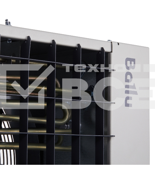 Тепловентилятор Ballu BHP-MW2-10, серый, 10 кВт, 100 м2, механический термостат, пульт д/у