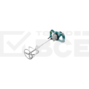 Миксер Fit 1600 Вт, 0-580 / 0-780 об/мин, 90 Нм, 145 л, двухскоростной, металл.корпус, БС щеток, рез.накл., коробка