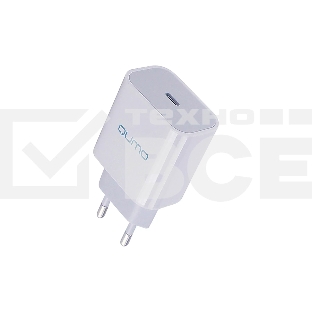 Сетевое зарядное устройство Qumo Energy light (Charger 0051) PD 20W, 1USB, Type-C, белый
