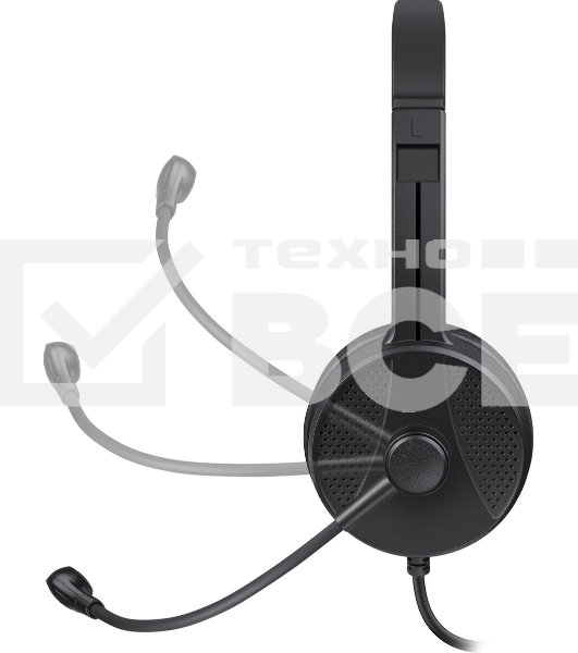 Гарнитура проводная Defender Tune 160 (черный, провод 1.8 м) (63164)