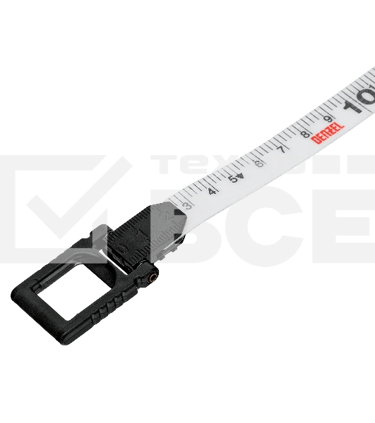 Рулетка геодезическая Denzel 30 м х 15 мм, закрытый корпус, фиберглассовая лента