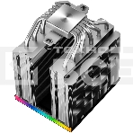 Кулер для процессора DEEPCOOL AK620 DIGITAL SE LGA20XX/1700/1200/115X/AM5/AM4 (9шт/кор, TDP 260W, PWM, DUAL Fan 120мм, 6 тепл. трубок, ARGb, черный) RET (R-AK620-BKADMN-GJD), фото6